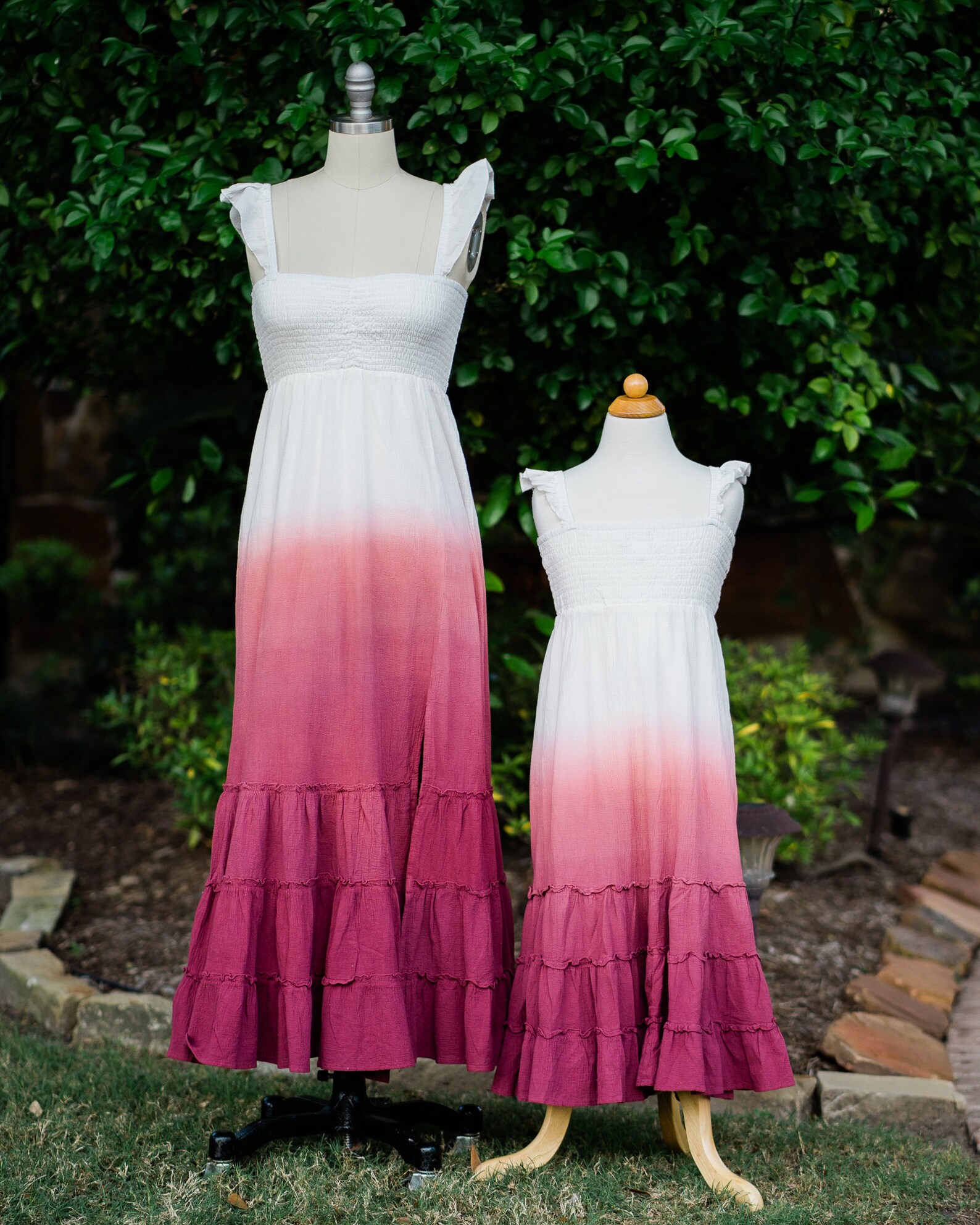 Mommy and Me Maxi Dresses Boho Beach Mom and Baby Girl | Etsy