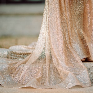 Sexy Glitter Wedding Dress Evening Bridal Gown Sparkly Ball Gown Wedding Dress Unique Gold Dress Celeste image 6
