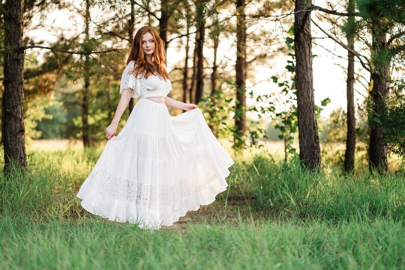 Cottagecore Dress, Beach Elopement Dress, Casual Wedding Dress, Vacation Dress, Summer Flowy Maxi Dress, Convertible Dress, Plus Size, HAVEN image 2