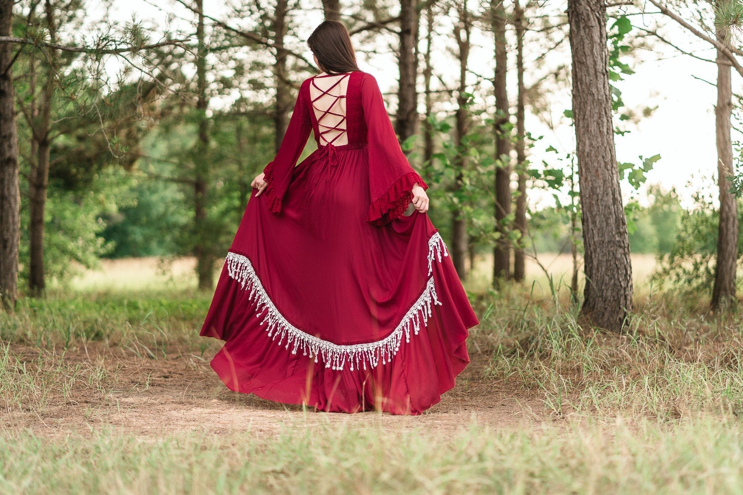 Vestido color vino - Etsy España Vestido color vino - Etsy España