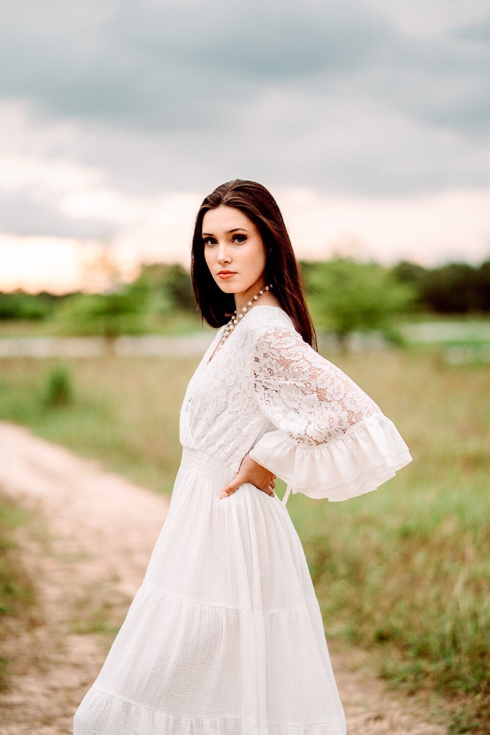 white vow renewal dress