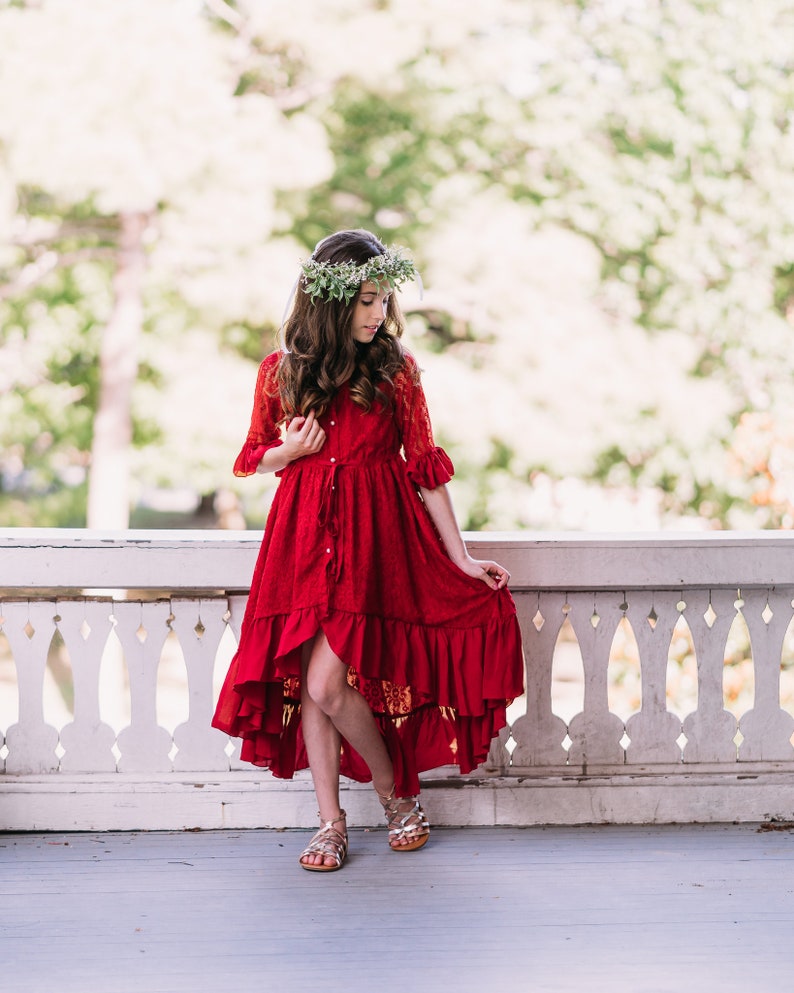 high street flower girl dresses