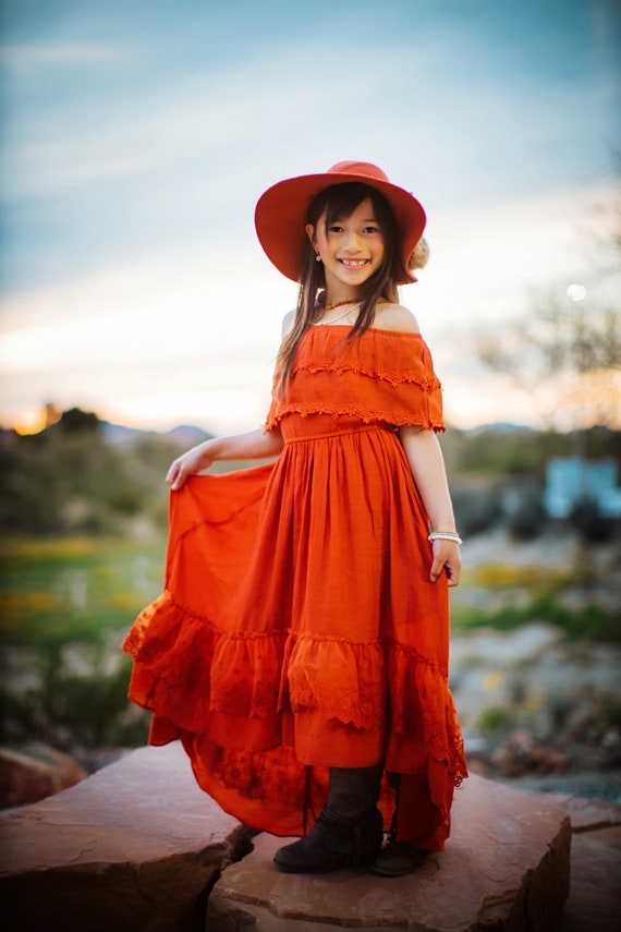 Vestido blanco largo boho hippie chic de crochet