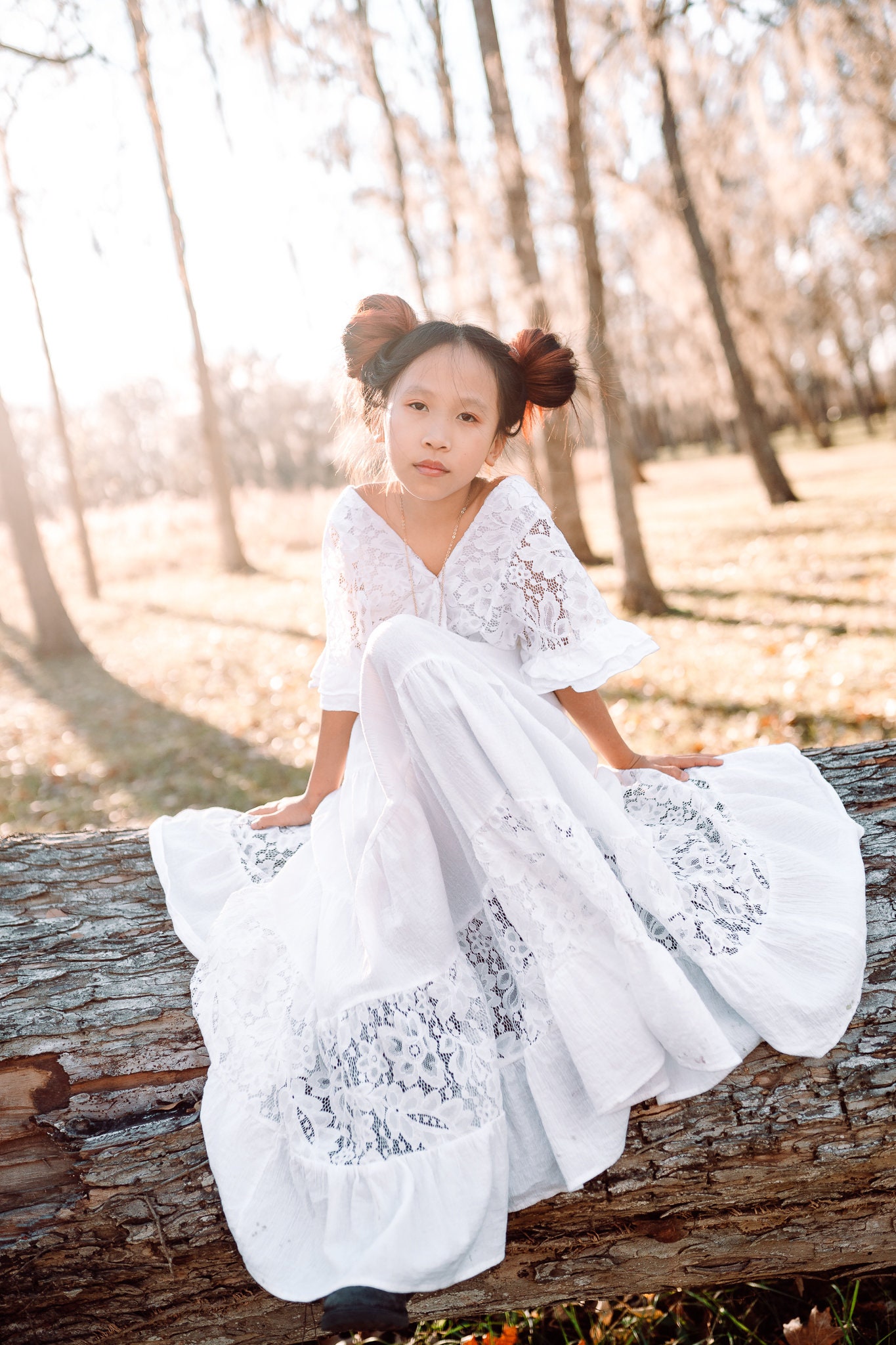 Beach Junior Bridesmaid Maxi Dress 