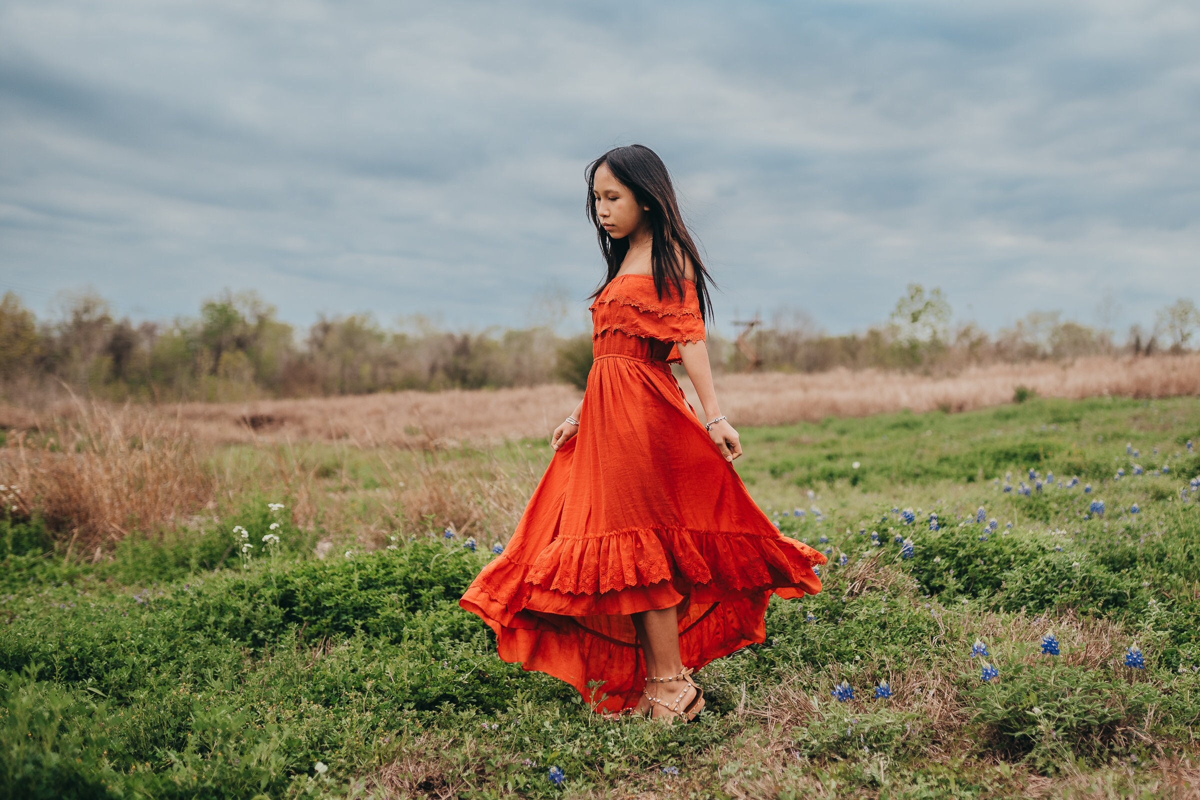 High low dresses for little girls 2025