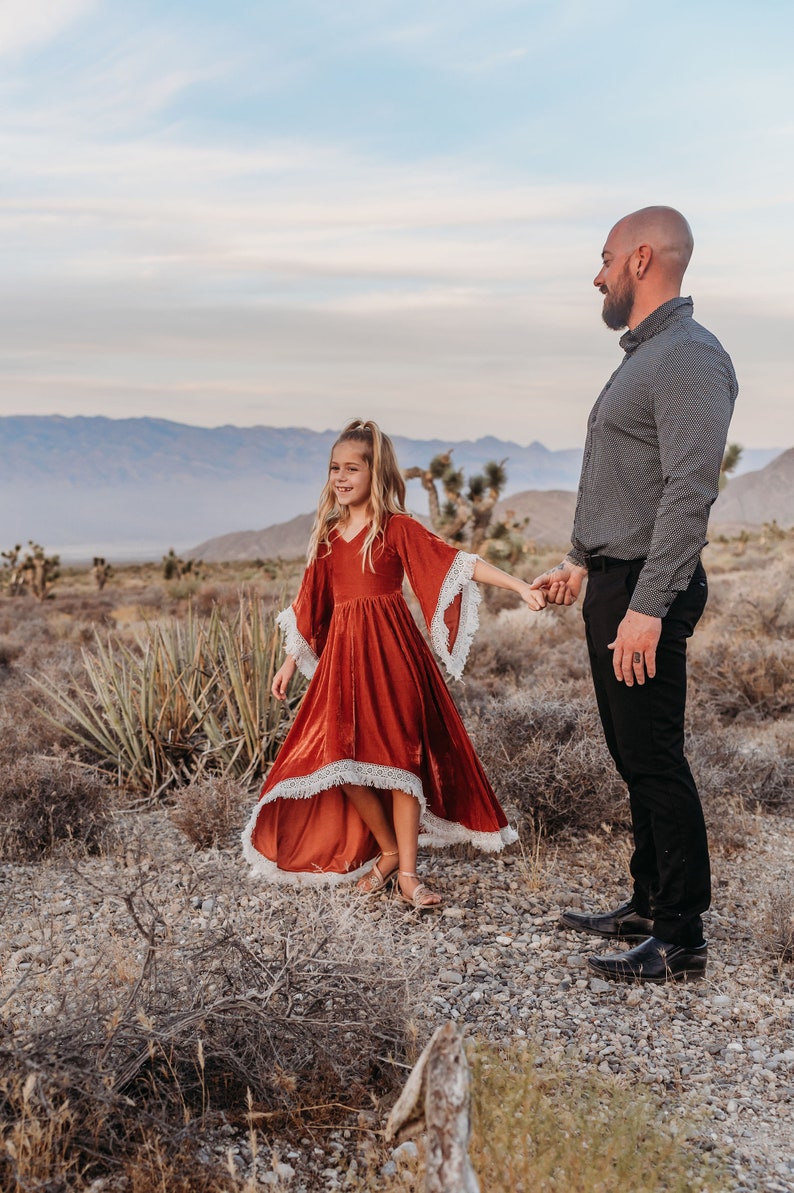 Velvet Junior Bridesmaid Dresses for Winter Wedding Little Etsy