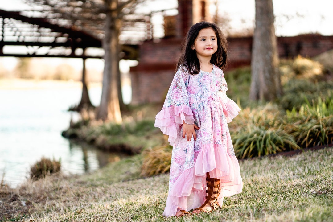 Blush Pink Easter Dress Pastel Pink Easter Outfit Boho Etsy