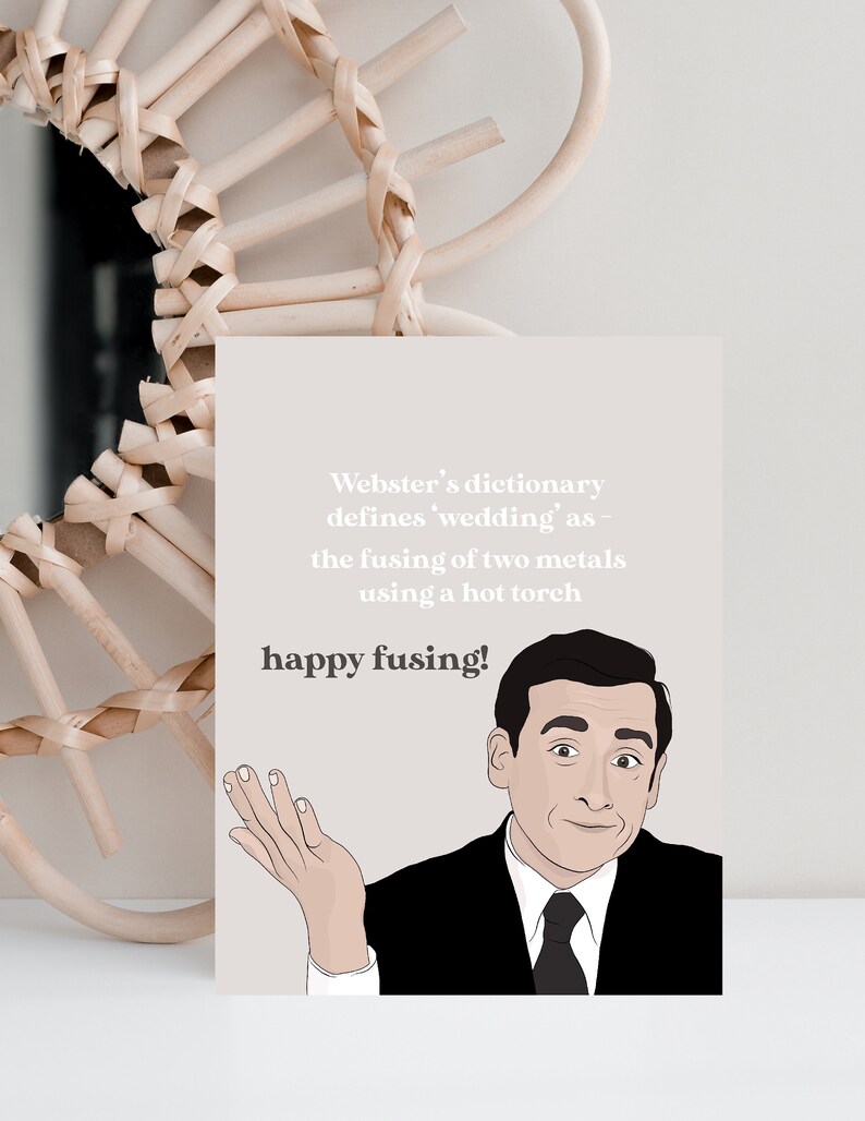 the-office-wedding-card-michael-scott-wedding-gift-funny-etsy