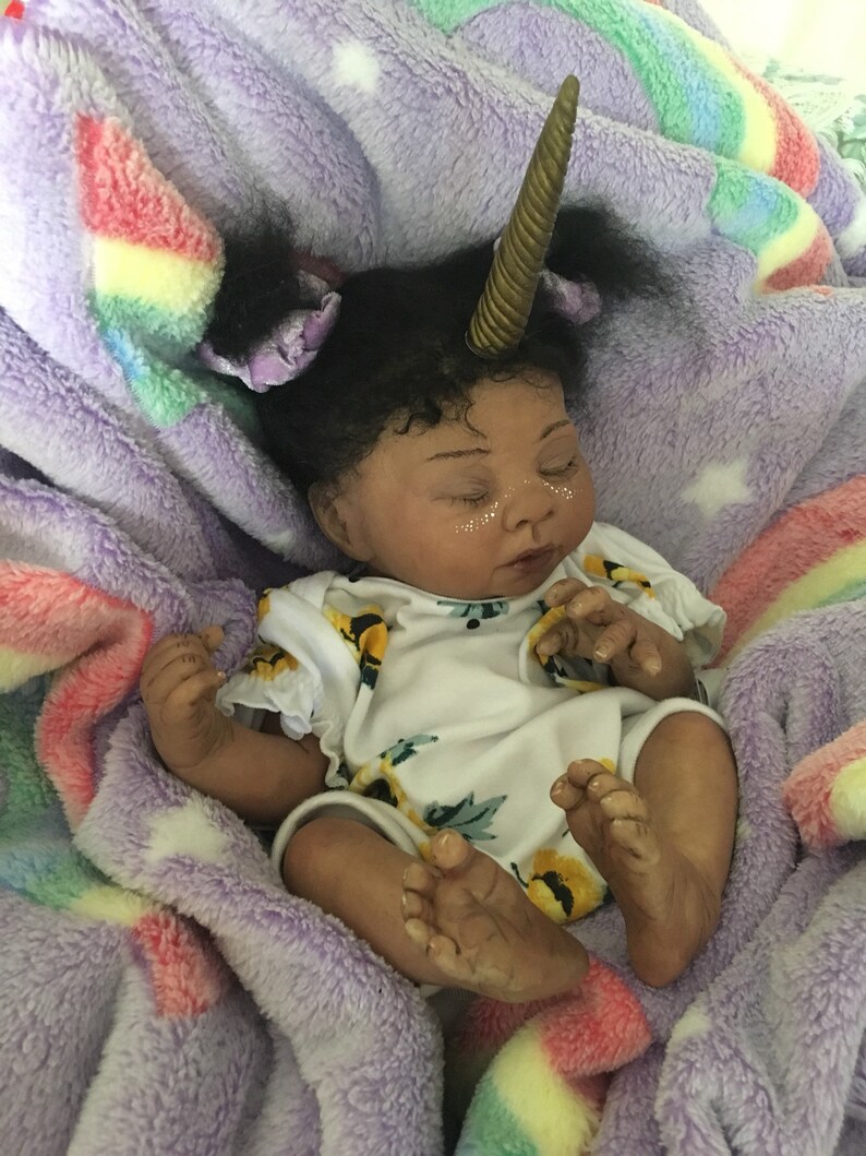 Reborn Baby Doll Unicorn playset Etsy