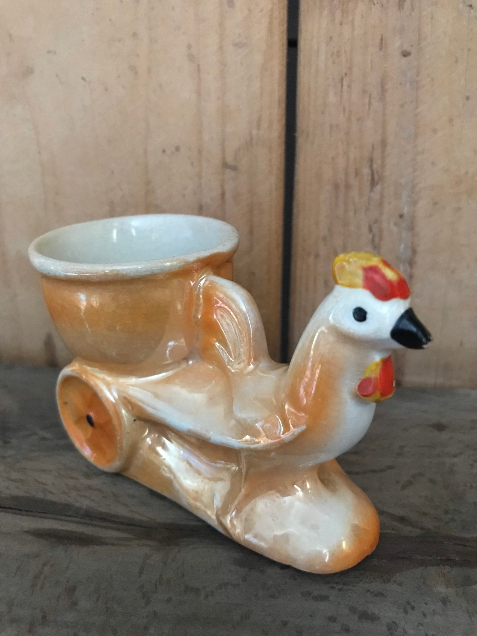 Egg Cup Holder Eggcup Collectible Vintage Lustreware Hen Etsy
