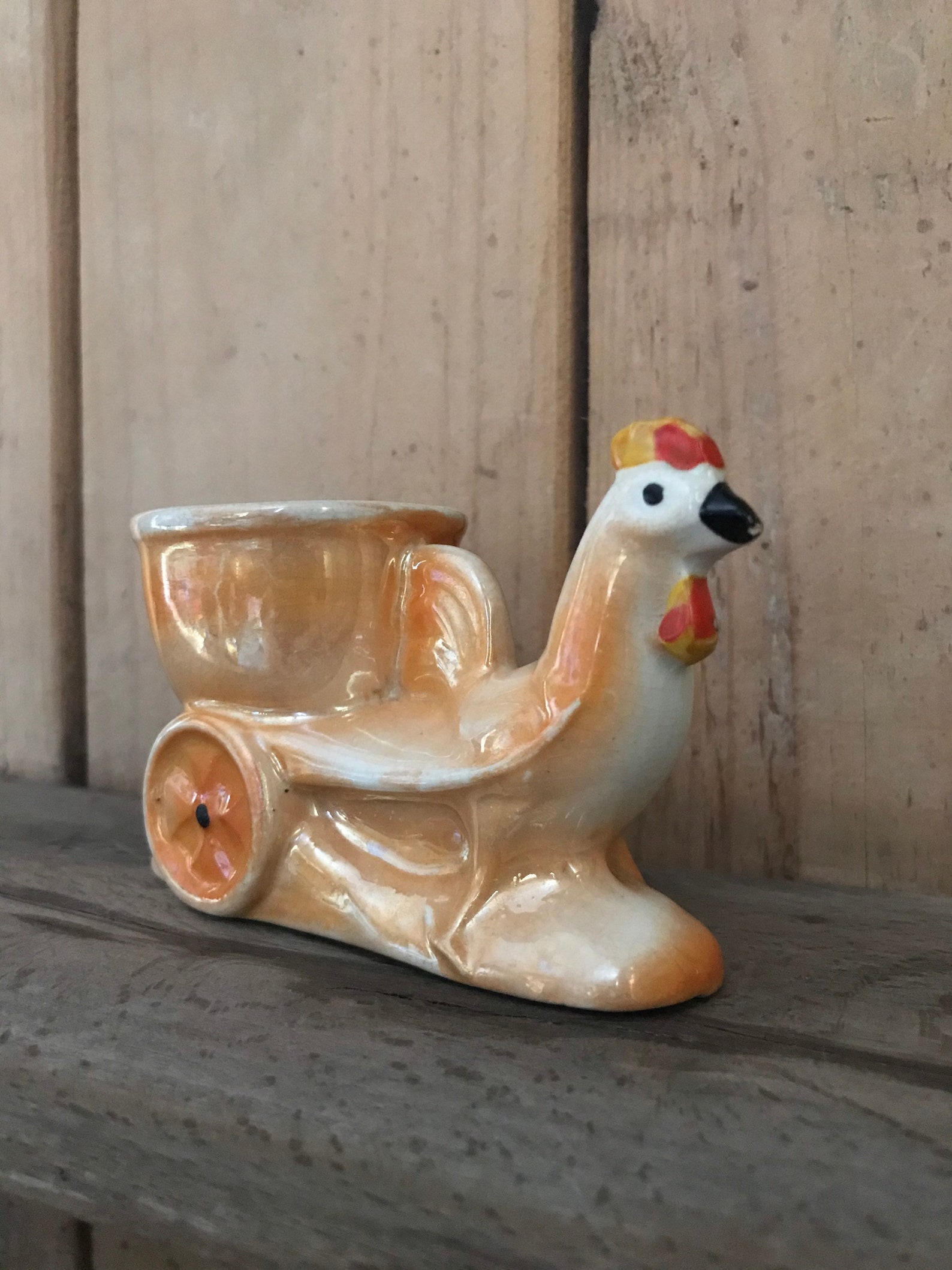 Egg Cup Holder Eggcup Collectible Vintage Lustreware Hen Etsy