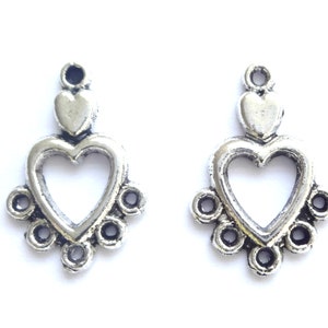 40 Tibetan Silver 18mm Chandelier Earring Connectors Earring Findings