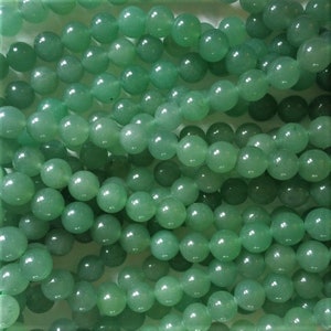 16'' Natural Aventurine Round Beads 4mm 8mm Gemstone Beads