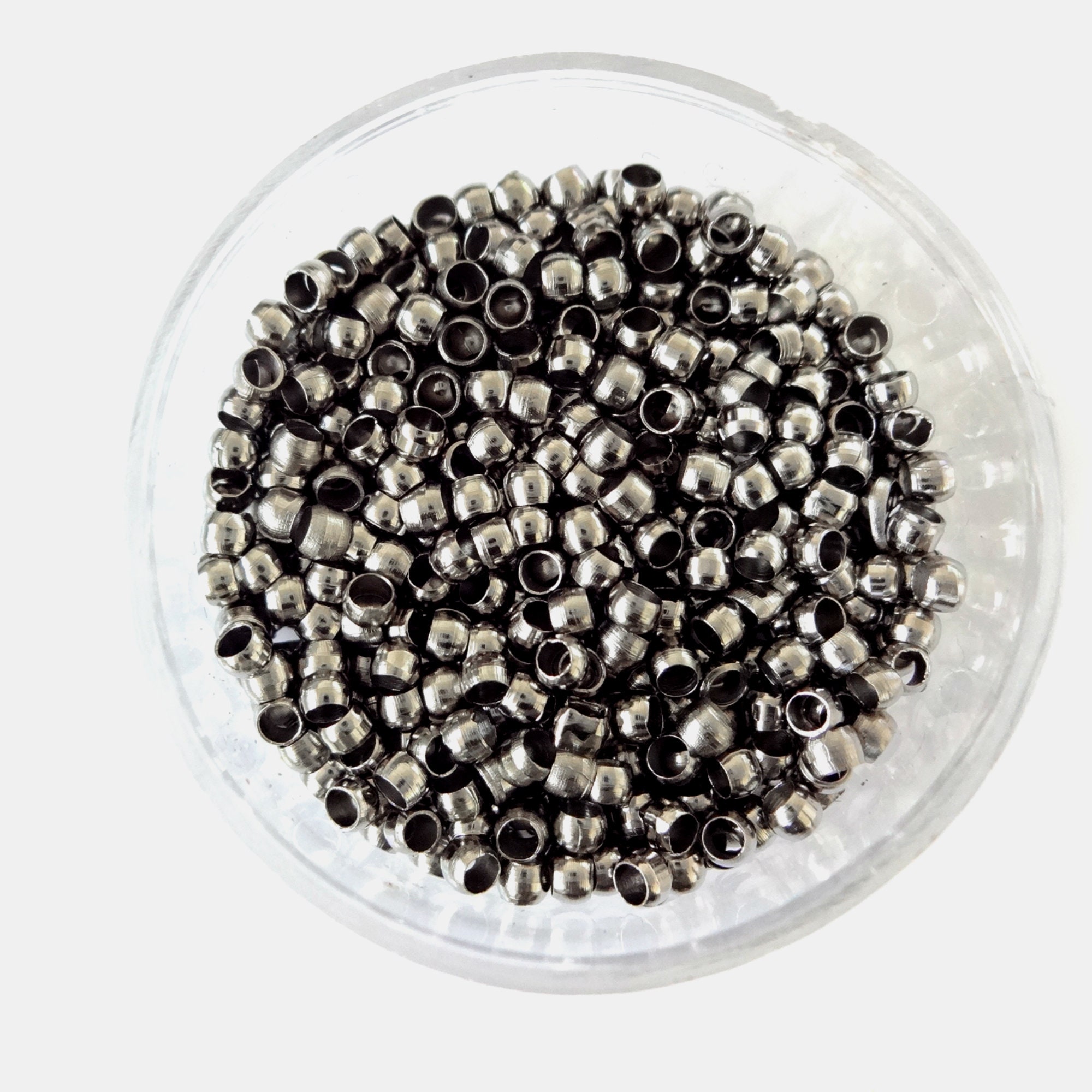 Round outlet crimp beads