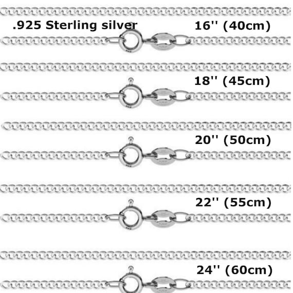 Sterling silver chain 45cm Sterling silver chain 45cm
