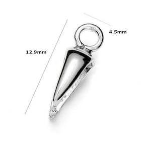 2 Sterling silver Pinch Bails Fits Swarovski Pendant 13mm