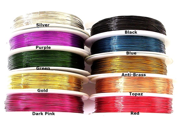8 sizes to choose from HIGH Quality JEWELLERY WIRE COPPER craft Wire
