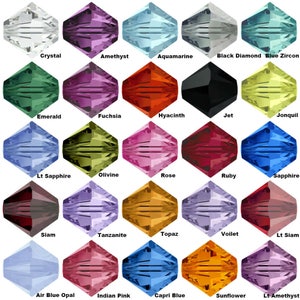 20 Swarovski Crystal 5328 Xilion Bicone Beads 6mm All Colours