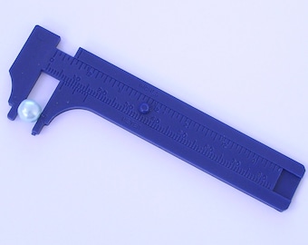 Gauge Caliper, Plastic Caliper, Gem Beads Tool