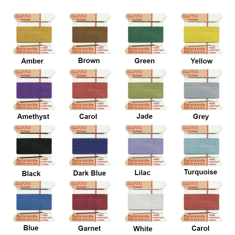 Griffin Silk Cord Size Chart