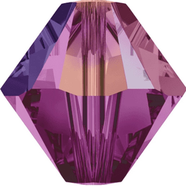 100 Swarovski Crystal 5328 Xilion Bicone Beads 4mm All Colours image 3