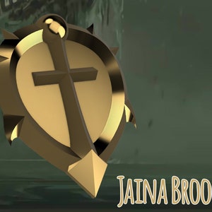 Jaina inspired Brooch - 3D file