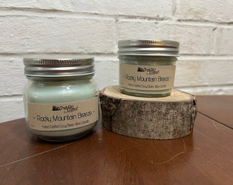Rocky Mountain Breeze Scented Soy/Bees Wax Candle - By ThatOldScent™