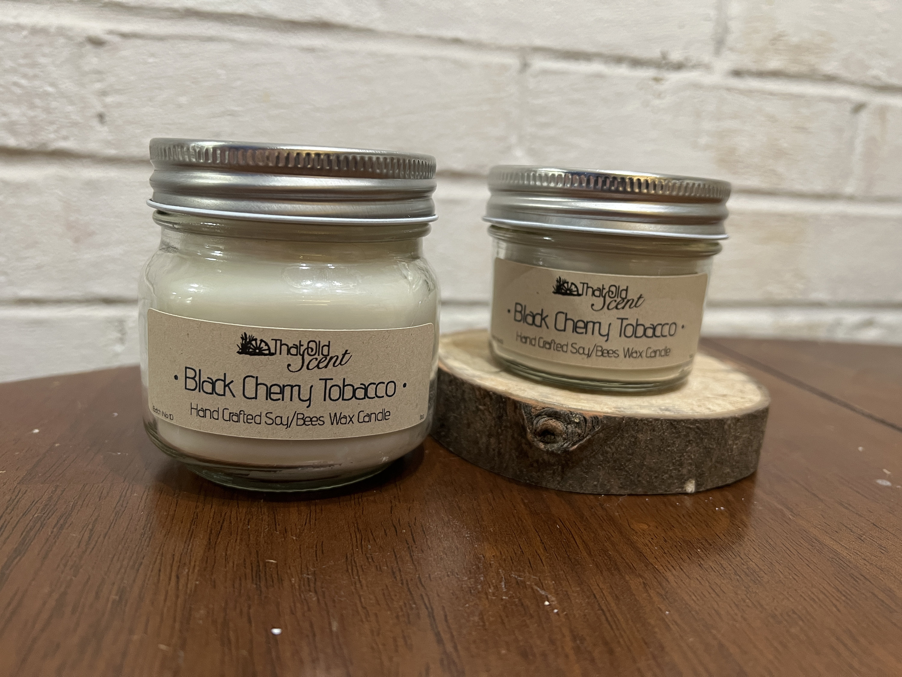 candle black cherry tobacco Black Cherry Tobacco Scented Soy/bees Wax Candle - by Thatoldscent™