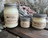 White Christmas Soy Blended Wax Candle - By ThatOldScent™