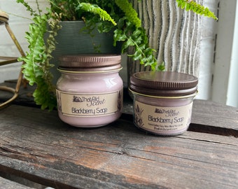 Blackberry Sage Handcrafted Soy Wax Blend Candle - By ThatOldScent™