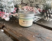 Frosted Holiday Pine Scented Soy/Bees Wax Candle - By ThatOldScent™