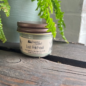 Just Patchouli Scented Handcrafted Wax Candle by ThatOldScent™