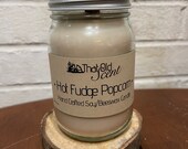 Hot Fudge Popcorn Scented Soy/Bees Wax Candle - By ThatOldScent™