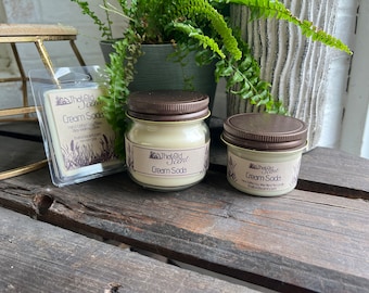 Cream Soda Handcrafted Soy Wax Blend Candle - By ThatOldScent™