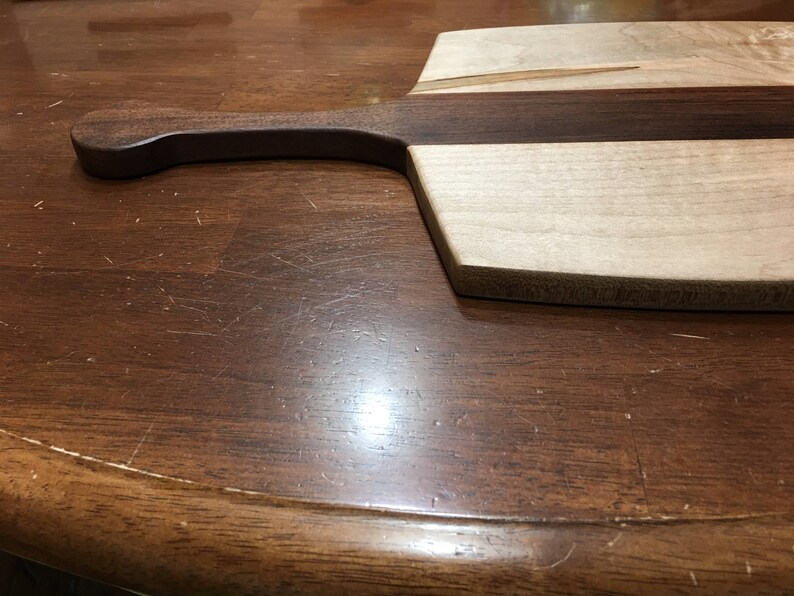 Maple & Dark Walnut Cutting Board | Etsy