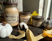 Pumpkin Wreath Scented Soy Wax Blended Candle - By ThatOldScent™