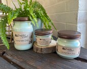 Coconut Mint Drop Scented Handcrafted Wax Candle - By ThatOldScent™