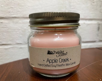 Apple Creek Scented Soy/Paraffin Wax Candle - By ThatOldScent™