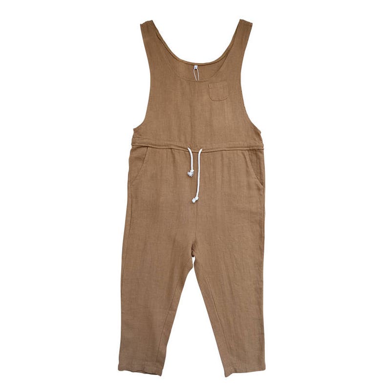 Women Overalls Comfortable Cotton Jumpsuits Washed Linen Etsy