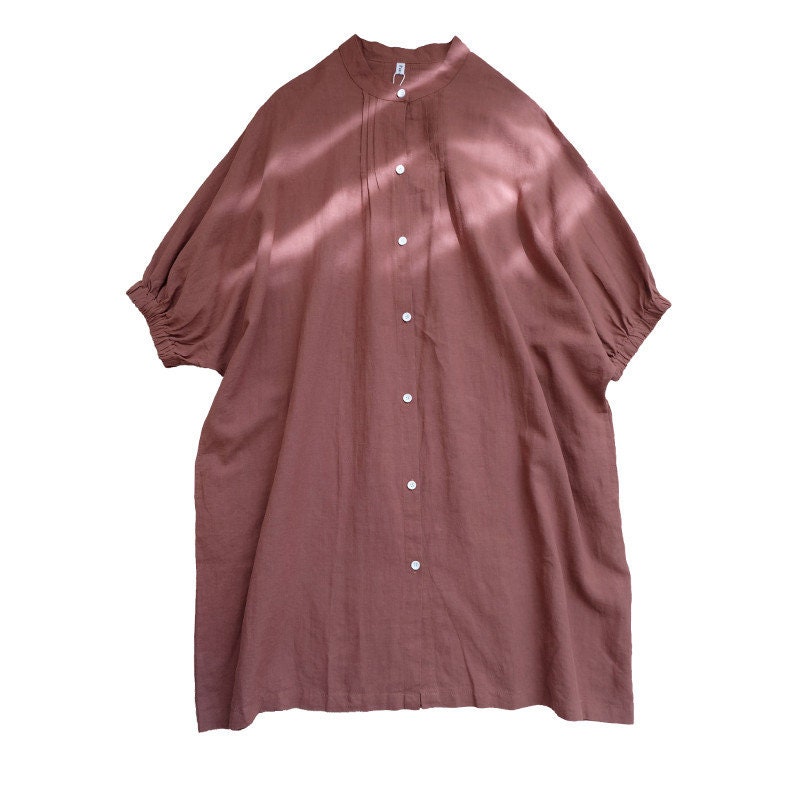 Women Comfortable Cotton Blouse Linen Shirts Casual Simple - Etsy Sweden