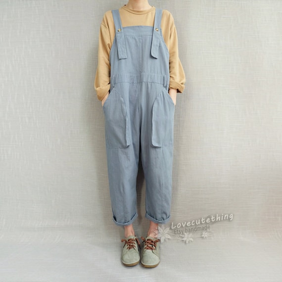 Casual Cotton Dungarees Adjustable Overalls Gifts for Sister