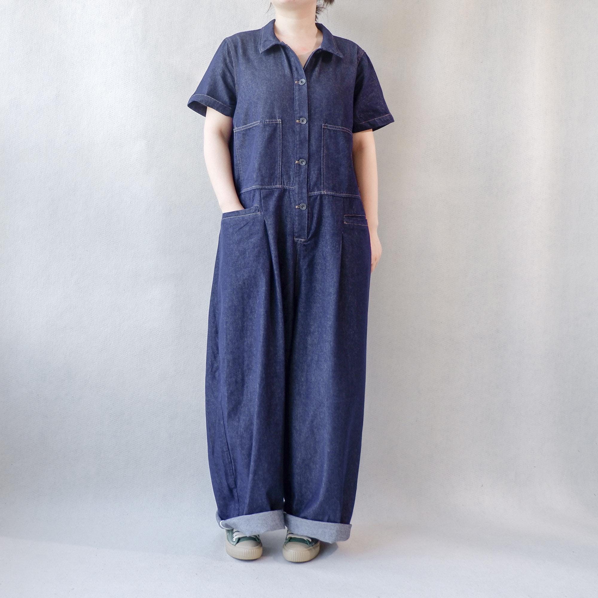 【KOOLOSET】[6oz] Vintage Work Denim Jumper 6oz] Vintage Work Denim Jumper (1color) - kooloset