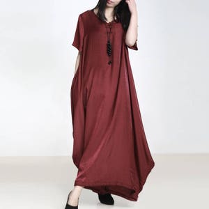 Soft Cupro Dress Summer Clothing Long Dress, Party Dress Asymmetrical Tunic Dress Maxi Dress, Holiday Dress Beach Dress Women