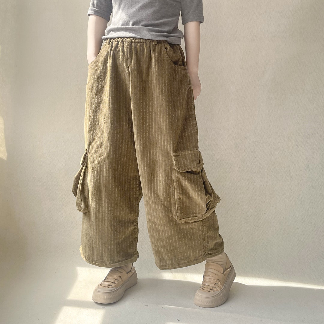 Cute Loose Corduroy Pants