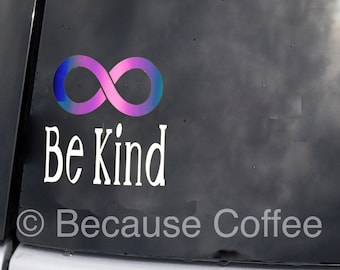 Autism Be Kind- Vinyl Car Decal