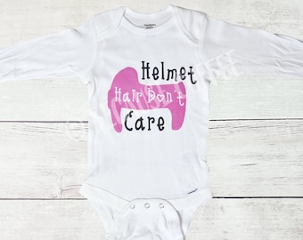 Helmet Hair Don't Care | Purple