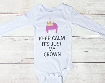 Keep Calm It's Just My Crown | Purple