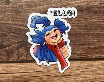 Labyrinth Worm 2.5'' Sticker
