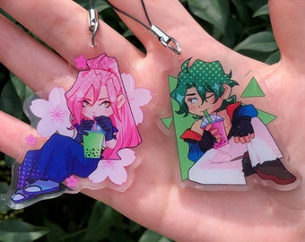 MatchaBlossom 2.5'' Acrylic Charm