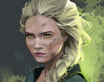 Ciri The Witcher Print